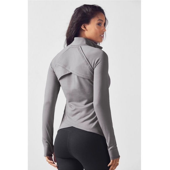 Fabletics Jackets & Blazers - Fabletics Grey Kimmy Performance Jacket Medium